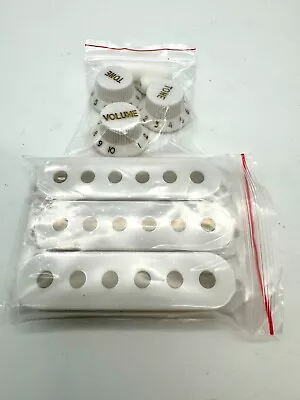 Stratocaster Pickup Covers Control Knobs & Tips SCK2402 • $19.99