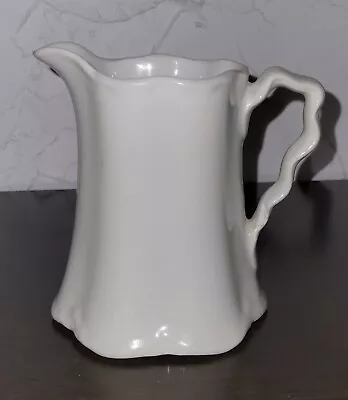 Vintage Ironstone Farmhouse Small Pitcher Or Creamer 4.5  Tall • $39.99