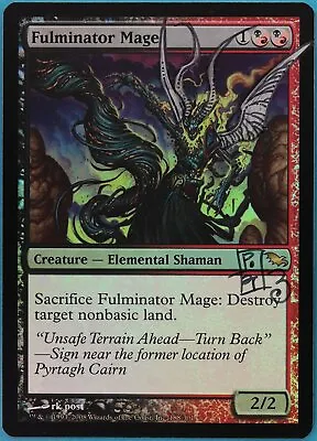 Fulminator Mage FOIL Shadowmoor NM ARTIST ALTERED SIGNED CARD (409674) ABUGames • $60.25