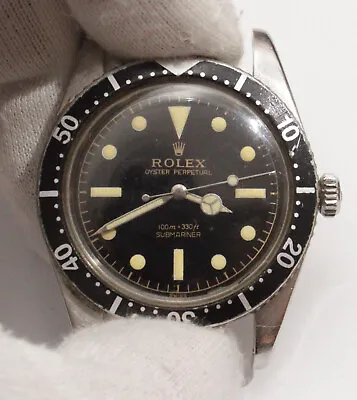 Rolex Submariner 5508 Vintage Automatic Watch With Gilt Dial Calibre 1530 • $20535.08
