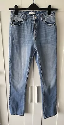 H&M Stonewashed Straight Leg Jeans Size 12 W30 L30 • £6.50
