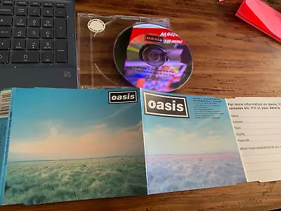 Oasis  Whatever (4 Track CD 1994) Promotional Only Copy / Hype Sticker Too • £8.50