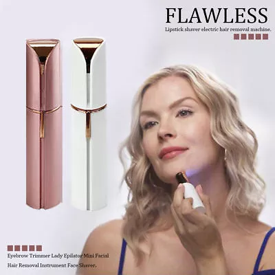 Women Flawless Finishing Touch Painless Face Facial Hair Remover With Package AU • $19.30