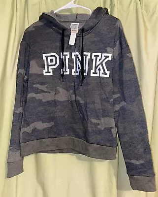 NEW! Victorias Secret VS PINK Small Hoodie Womens Pullover 1/4 Zip Sweatshirt • $29.99