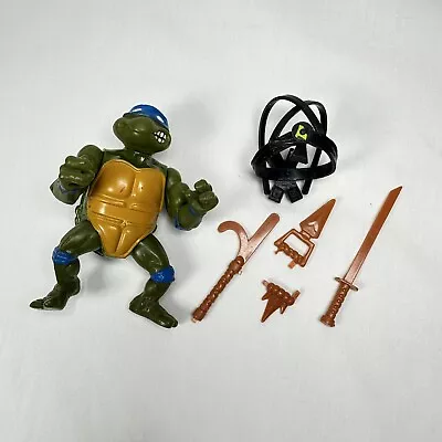 TMNT 1988 Leonardo Leo Teenage Mutant Ninja Turtles Near Complete (READ) • $28.99