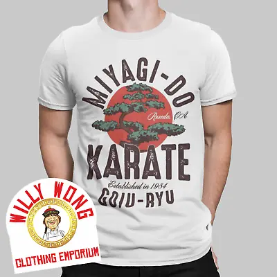 Karate Kid T-Shirt MIYAGI - DO Movie Daniel Cobra Kai TV 80 Retro Gift TEE DOJO • £6.99