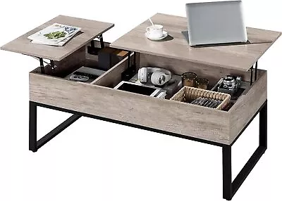 47' Lift Top Coffee Table With Storage Wooden Lifting Coffee Table • $103.48