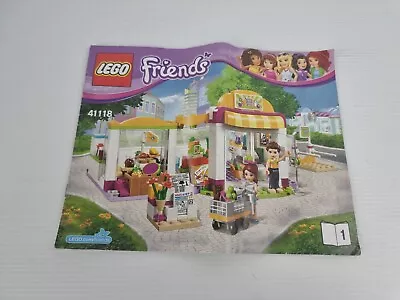 LEGO Friends 41118 Heartlake Supermarket Instruction Booklet ONLY Replacement  • $18