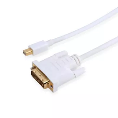 Mini Display Port Displayport Male To DVI Male Adapter Cable Cord 6Ft 1.8M • $7.99