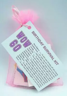 £3.85 • Buy 60th 65th 70th 80th BIRTHDAY PRESENT SURVIVAL KIT NOVELTY GIFT PERSONALISED WOW