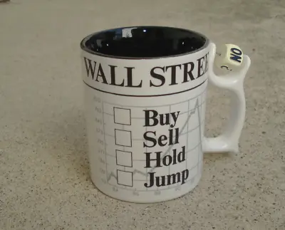 Coffee Mug Spinners Wall Street Stock Market Buy Sell Hold Jump Dice • $14.99
