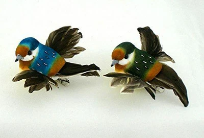 $24.66 • Buy Factory Direct Craft Flying Multicolored Mushroom Birds - 12 Birds