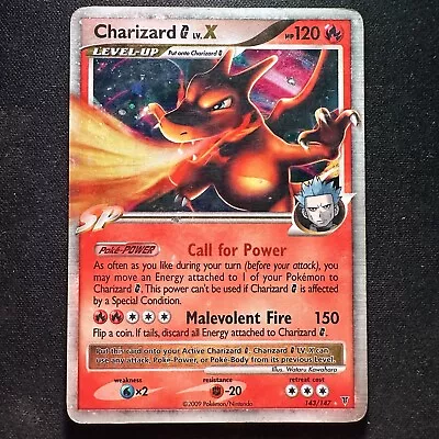 Charizard G Lv X 143/147 Platinum Supreme Victors Rare Holo Pokemon Card • $31.08