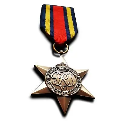 British World War 2 Replica Service/Campaign Medal BURMA STAR Commonwealth WW2 • £8.99