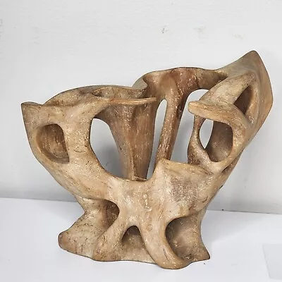 Gottesthal Organic Abstract Sculpture Signed Instanbul 1968 Opus 88 Wood • $399