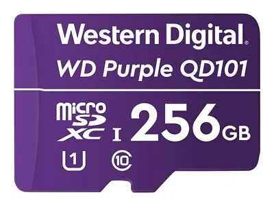 WD Purple Flash Memory Card - 256 GB - SC QD101 WDD256G1P0C -microSDXC UHS-I • £92.99