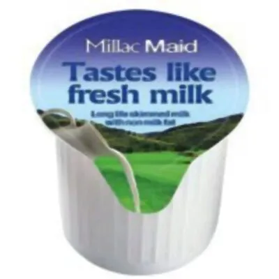 Lakeland Uht Half Fat Milk Pots 12ml Pack Of 120 • £12.15