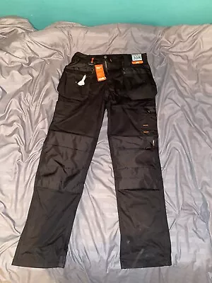 £10 • Buy Scruffs Men's Worker Workwear Trousers - Black, W30 L Regular