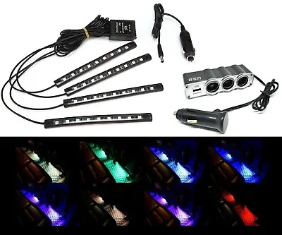 LED RGB Multi-Colors Light Strip Interior Under Car Seat Dash Upgrade Lamp VOALL • $25