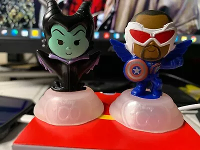 2023 Maleficent & Cpt America 100 Years Of Magic Disney McDonalds Happy Meal Toy • $1.99