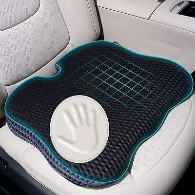 Car Seat Cushion Pad Memory Foam Heightening Wedge Pillow For Desk Chair (Black) • $33.37