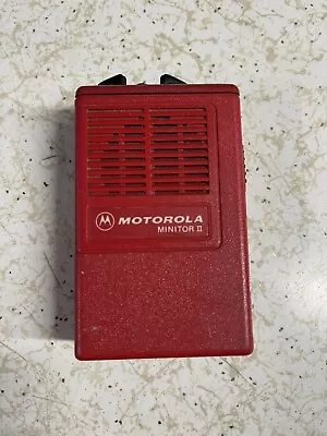 Motorola Minitor II (2) UHF Red Case • $18