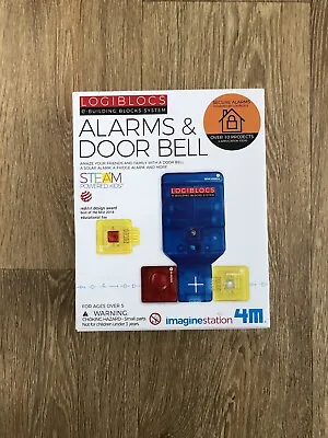 Logiblocs Alarms & Door Bell Kit Kids Electronic Blocks System Circuits STEM Toy • £14.99
