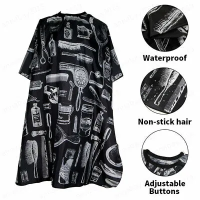 $3.69 • Buy Hair Cutting Cape Pro Salon Hairdressing Hairdresser Gown Barber Cloth Apron 1PC