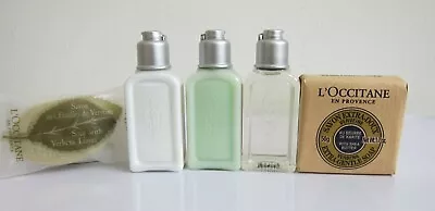L'OCCITANE Verbena Lotion & Soaps Shampoo Conditioner Mini Spa Set Of 5 NEW! • $19.95