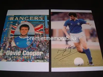 £3.65 • Buy Rangers Fc Legend Davie Cooper Signed Reprint 1956-1995 Photographs