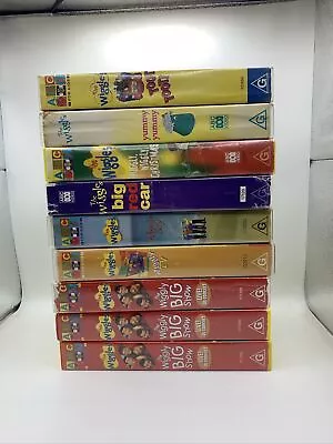 The Wiggles VHS Tapes X11 - Big Red Car Toot Root Yummy Yummy Christmas Live • $60