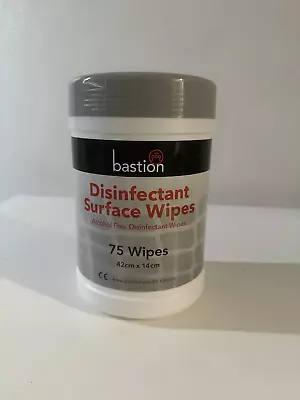 Bastion Hospital Grade Disinfectant Surface Wipes Alcohol Free 75 Wipes. • $18.99