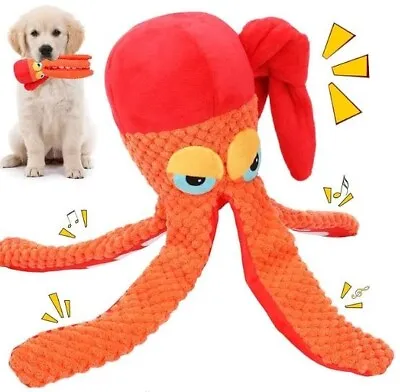 Octopus Dog Toy - Orange • £4.99