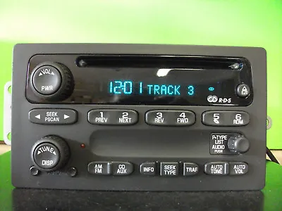 Chevy Trailblazer S10 GMC Envoy Factory OEM CD Player Radio 02 03 15058230 • $79.99