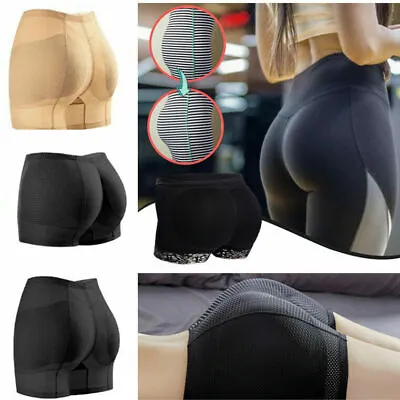 £7.30 • Buy Women Ladies Silicone Padded Butt Hip Panties Bum Enhancing Knickers 2 P1I9