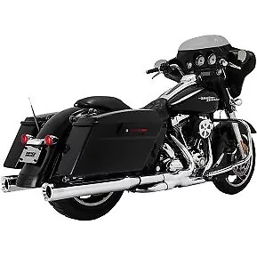 Vance & Hines 16703 Chrome 4  Eliminator 400 Slip-On Mufflers For 95-16 Touring • $549.99