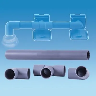 28mm Waste Water Pipe Outlet Hose Easy Drain Away Connection Kit Caravan • £6.64