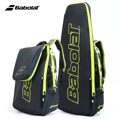 NEW Babolat 2 Usages PURE AERO Tennis Backpack Alcalas Tennis Racket Bag 3-Pack  • $116.89