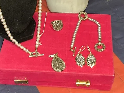 Michael Dawkins  5 Pieces Lot Necklace Enhancer  Ring  Earrings  & Bracelet • $495