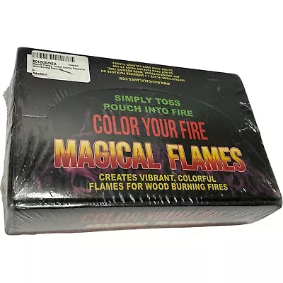 Magic Flames The Ultimate Fire Colorant Firewood Burning Fire Sealed Box Of 50. • $78.29