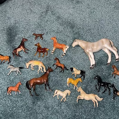 Lot Of 17 Vintage Horse Figurines  • $24.99