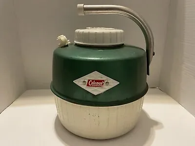 Vintage Coleman Green Diamond Logo 1 Gallon Water Cooler Jug • $20