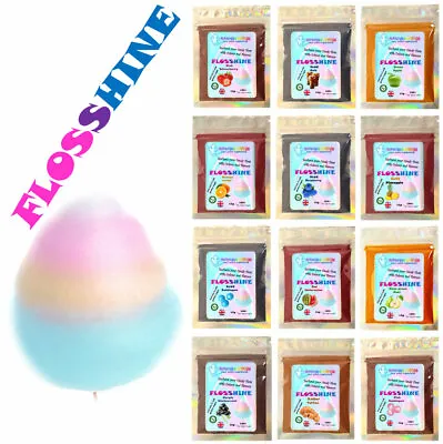  FLOSSHINE EIF Colour & Flavour For Your Candy Floss Cotton Sugar 18 Variations. • £2.99