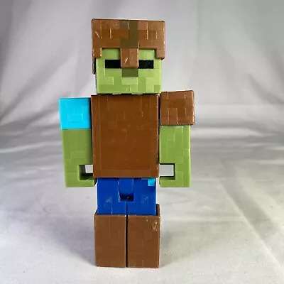 Mojang Minecraft Zombie In Armor Survival Mode 2016 Action Figure Missing Sword • $10.45