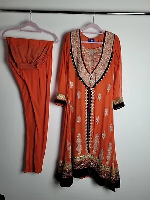 £7.25 • Buy Rafia Indian Dress Anarkali Suit Churidar Asian Party Size XS 6