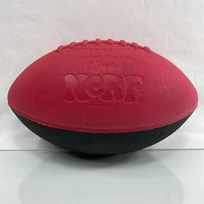 Parker Brothers Original Nerf Football Red Black Made In USA Vintage  • $59.95
