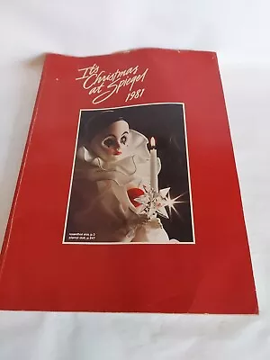 Original 1981 Spiegel Christmas Book Catalog Vintage Toys Fashion 80s Ad 1980s • $24.99