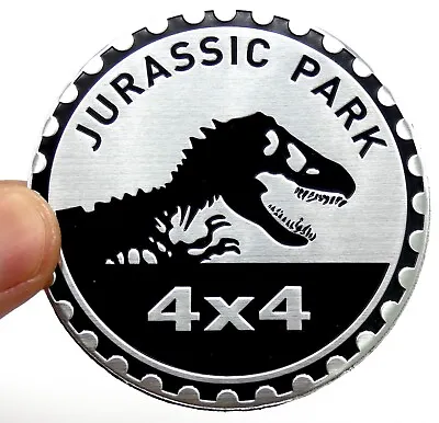 1pc Jurassic Park Rated Sticker Decal Emblem Badge Auto  4x4 Fender 6cm 2.36  • $7.78