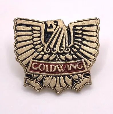 $10.99 • Buy Vintage 70s Honda GoldWing Motorcycle Biker Hat Lapel Vest Pin Badge Eagle Crest