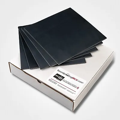 Noise Grabber Soundproofing Mass Loaded Vinyl 2 LB 1' X 1' 5 Pack 5 Sq. Ft. MLV • $42.99